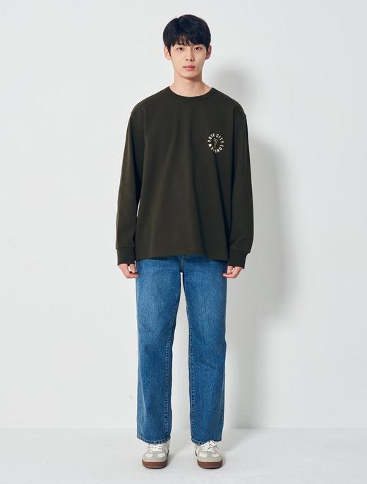 8seconds Flax blendn卡其色纯棉Graphi T恤男款#450X41FQ6HJPY带授权招加盟代理 商品图1