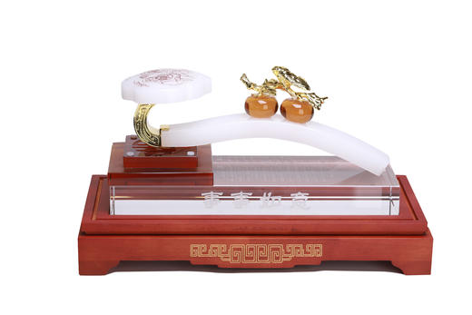 事事如意琉璃玉摆件 商品图1