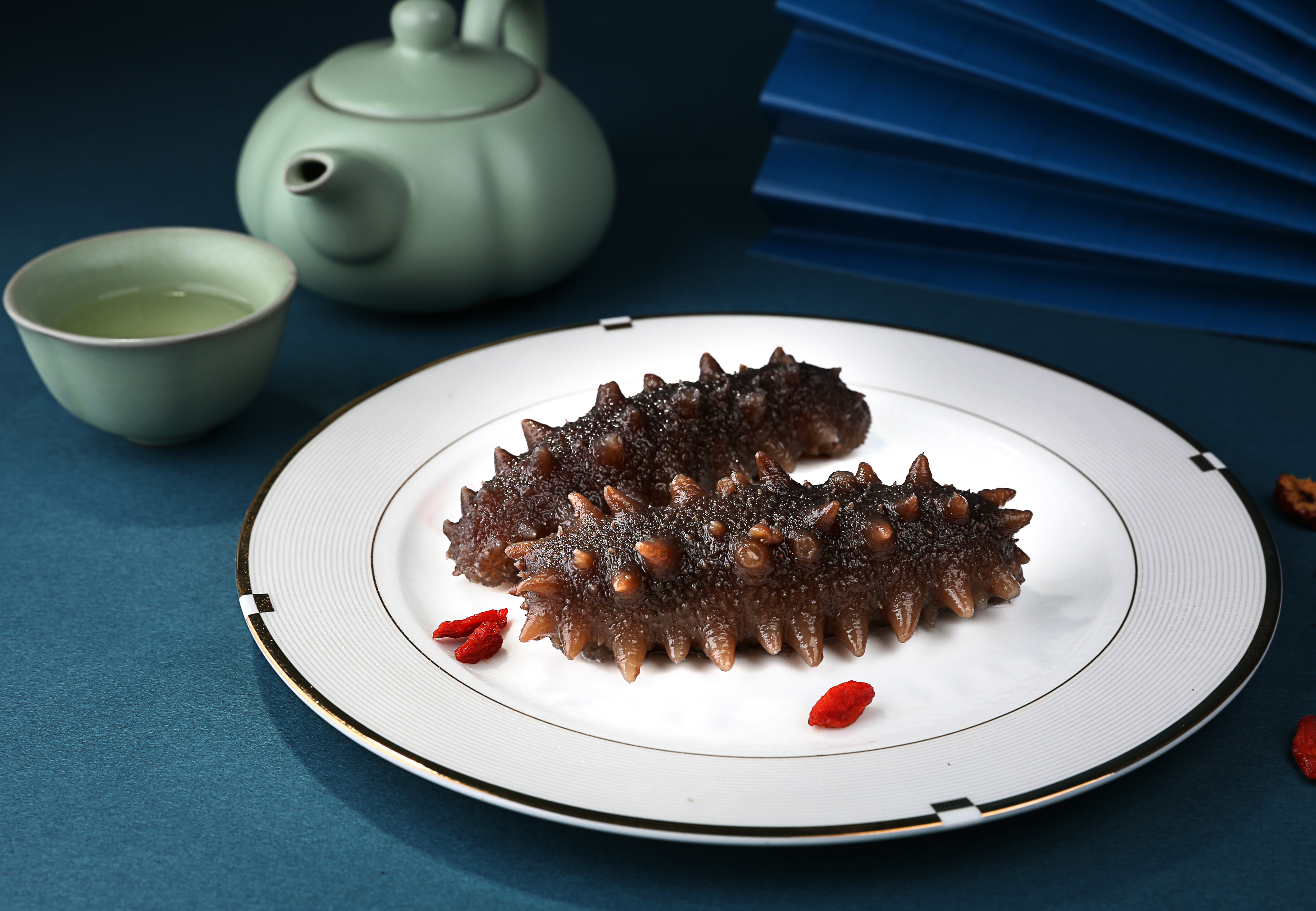 壹网渔 长海县水发即食海参 10-12头/500g/袋*1袋(全省包邮)