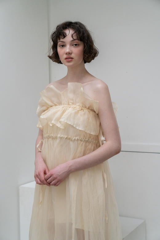 解构真丝抹胸裙（含内衬） 商品图6