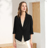 丁摩 重磅30姆米真丝西装女通勤桑蚕丝西服薄款上衣外套Q121079-DZ999 商品缩略图0