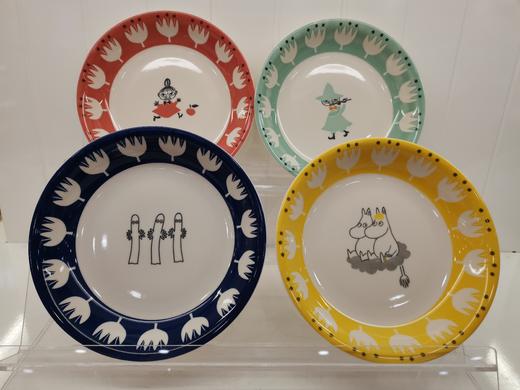 5F 毛巾美术馆陶瓷盘 高3.5cm直径21cm 商品图0