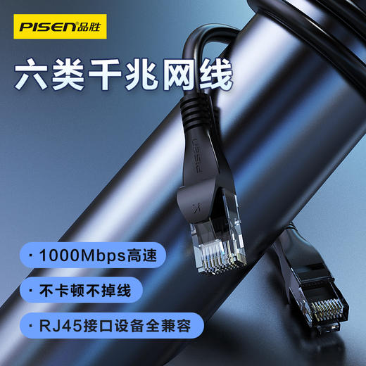 品胜 六类千兆网线 家用千兆6六类电脑路由器宽带 高速连接网络线 商品图0