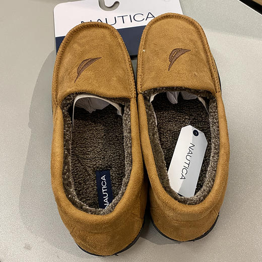 Nautica/诺帝卡 男士保暖加绒套脚懒人鞋 商品图1