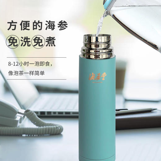 海晏堂 净干海参速发海参礼盒装20g 9头，赠泡发杯 商品图3