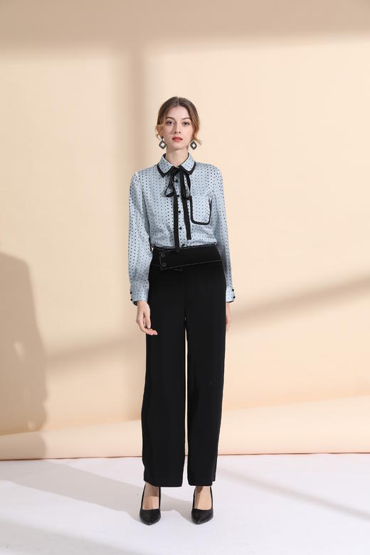 精致小翻领简约衬衣 商品图1