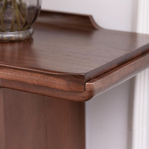 【现代实木风-NJT5310-120玄关】现代实木/现代简约/入门/北美黑胡桃/ 实木玄关 商品图3