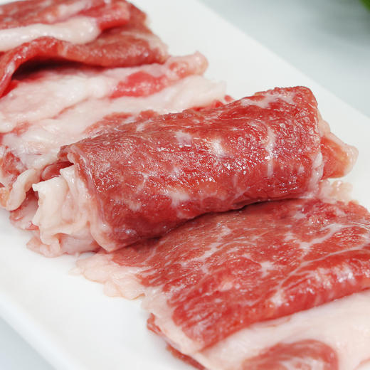 【专区满400包邮】澳洲谷饲400天和牛M9级雪花寿喜烧烤片 200g/盒 商品图2