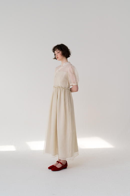 定制款真丝礼服裙 商品图0