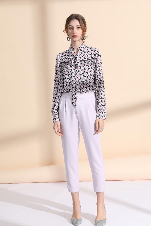 T型裤口九分裤 商品图0