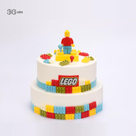 乐高星球双层鲜果戚风蛋糕 商品图0