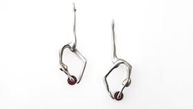 北京仓｜Ariadni Kypri-Valerie-粉色碧玺 耳环［希腊设计师］