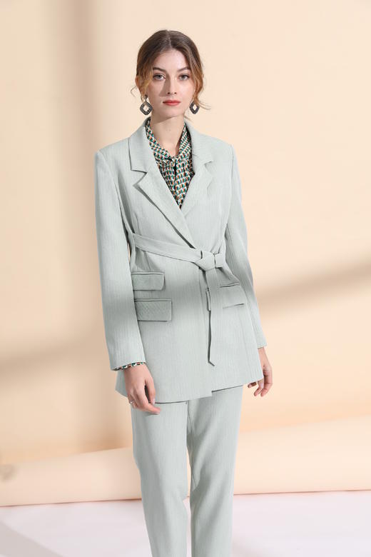 小众设计款腰带西服 商品图0