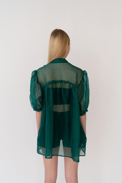 真丝纱立领娃娃裙（含内衬） 商品图10