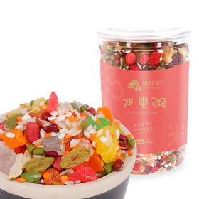 【杂粮粥】 桃花峁水果粥400g*3罐  大米青豆紫米红小豆杏仁杂粮原料组合