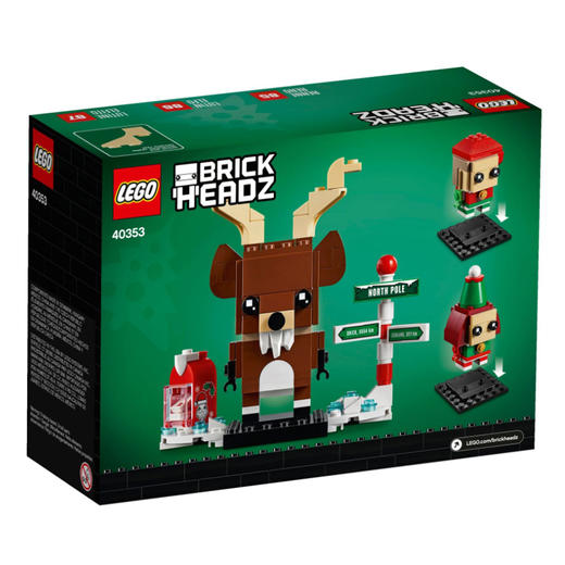  乐高方头仔-驯鹿与圣诞精灵 40353 商品图1