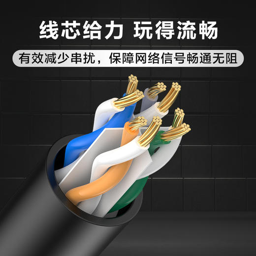 品胜 六类千兆网线 家用千兆6六类电脑路由器宽带 高速连接网络线 商品图2
