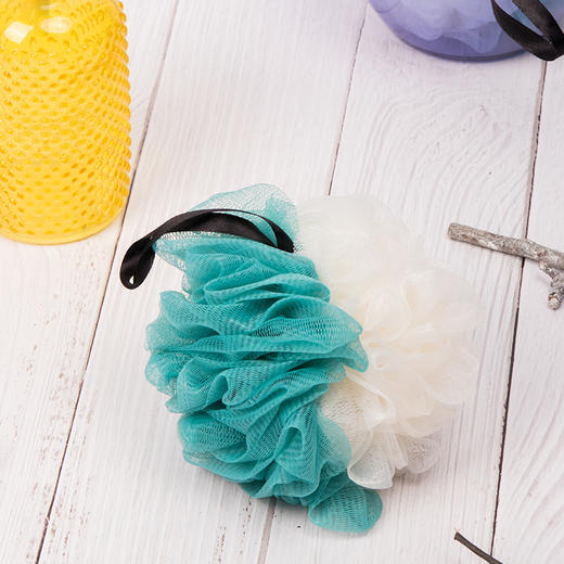 沐浴球浴花泡沫成人搓背不求人超大号不散搓澡巾柔软洗澡球加厚 商品图3