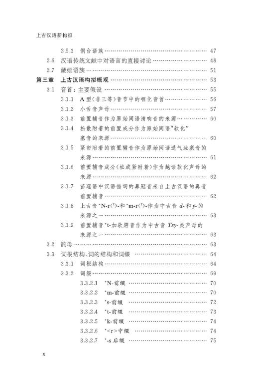 上古汉语新构拟 上古汉语研究丛书 商品图2