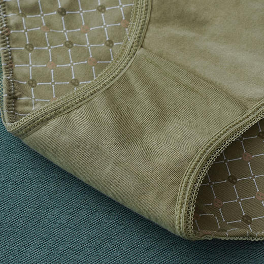 雅黛丽内裤女士中腰平角裤性感蕾丝边舒适弹力内裤5条组合装 商品图3