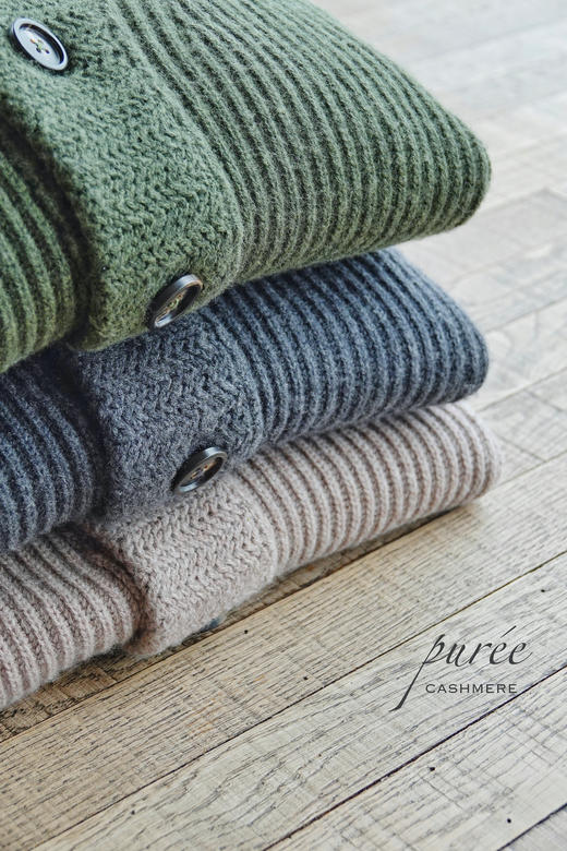 #1985 「BE GENTLE CARDIGAN 」 30% CASHMERE 70% WOOL 绅士青果领厚实开衫 商品图7