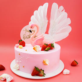 天使之翼蛋糕-1磅138元/2磅188元/3磅238元/ 4磅288元(天津）由于配送过程中配件容易倾 斜,收到蛋糕后,蛋糕的装饰配件需自己DY