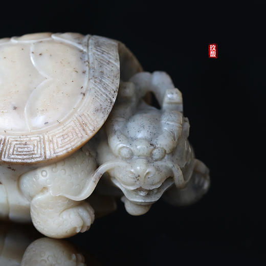 和田玉（糖玉）籽料挂件-- 龙龟 149.88g 商品图4