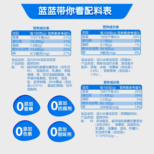 小鹿蓝蓝 水果酸奶溶豆  牛乳溶豆 商品图10