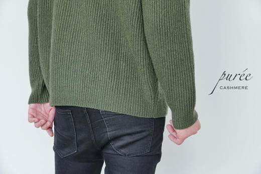 #1985 「BE GENTLE CARDIGAN 」 30% CASHMERE 70% WOOL 绅士青果领厚实开衫 商品图4