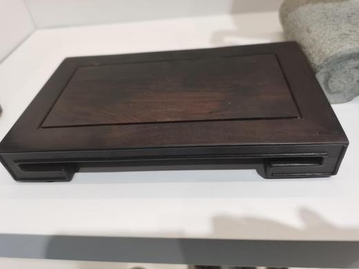 长方回纹底座°紫光檀 商品图0