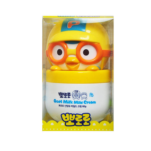 PORORO啵乐乐 儿童山羊奶面霜 60G 宝露露 韩国 商品图1