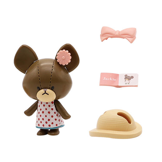 万代Bandai 小熊学校拼装模型-小熊杰琪套装BANC15360 商品图0