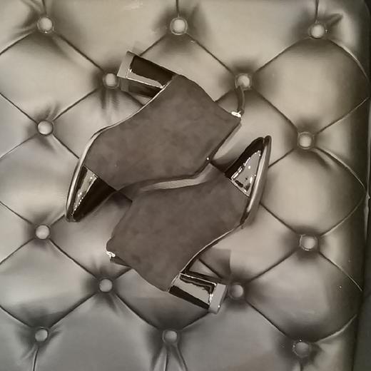 lfgj  jeans  AR802 春季性感魅惑拼接跟鞋 商品图2