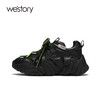 westory老爹鞋女2021春季新款小牛皮厚底增高运动鞋潮W21AM52851 商品缩略图1