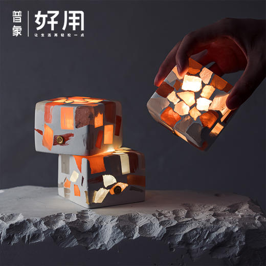 手工制作方糖矿石小夜灯 商品图0