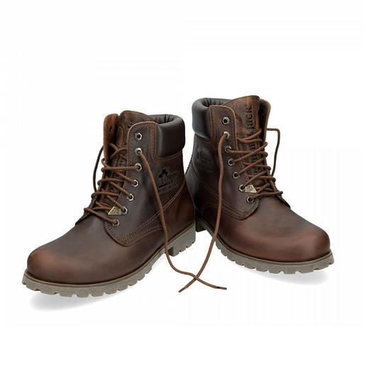 #断码特价46码#西班牙原产经典男款踝靴四季款棕褐色P03C8皮革复古风 商品图1