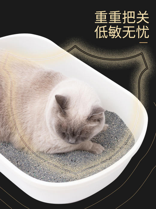 路斯纳基矿石活性炭猫砂8kg猫咪用品不可冲厕所 商品图3