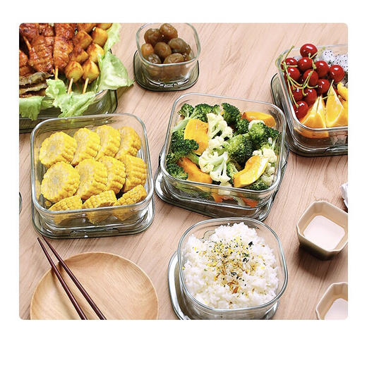 韩国进口-THE GLASS-玻璃冷藏保鲜盒-不耐微波炉和高温-圆形175ml 商品图2