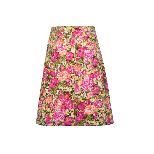 圣三利女装  时尚休闲多彩玫瑰印花半身裙SL121B12 商品图4