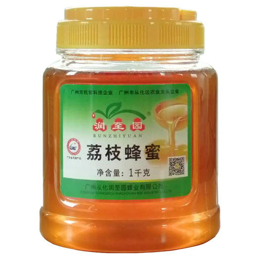 润至园荔枝蜜1kg 商品图1