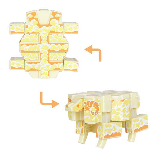 万代Bandai Q变萌字-奇妙森林套装（虎，豹，熊，蛇，羊）BANC71019 商品图5