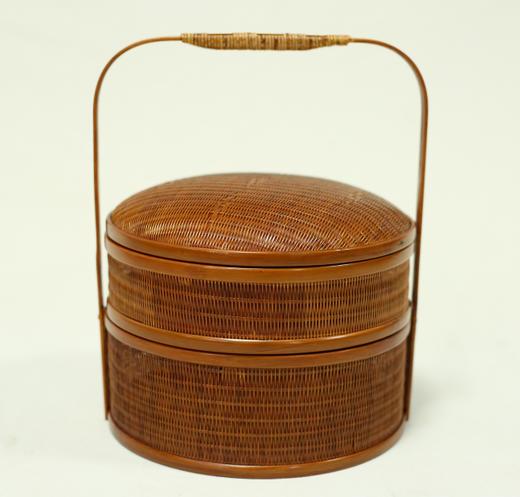 清香提篮 （拱圆盖） 竹编 商品图0