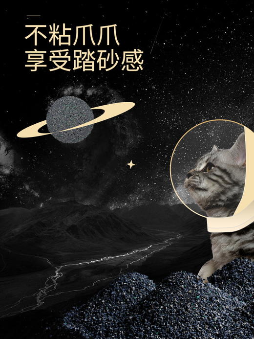 路斯纳基矿石活性炭猫砂8kg猫咪用品不可冲厕所 商品图1
