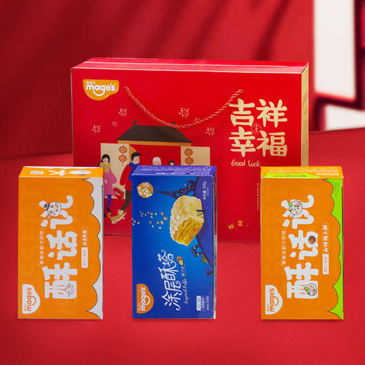 休闲零食-麦吉士吉祥幸福礼盒880g 商品图1