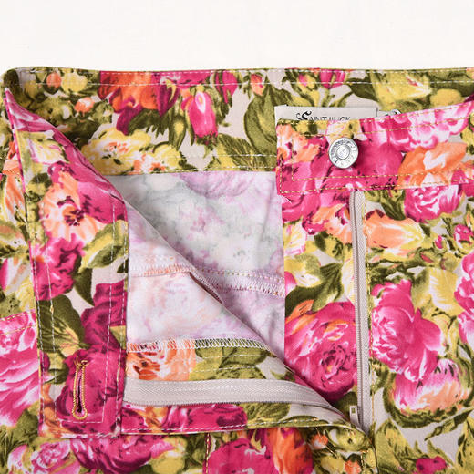 圣三利女装  时尚休闲多彩玫瑰印花半身裙SL121B12 商品图3