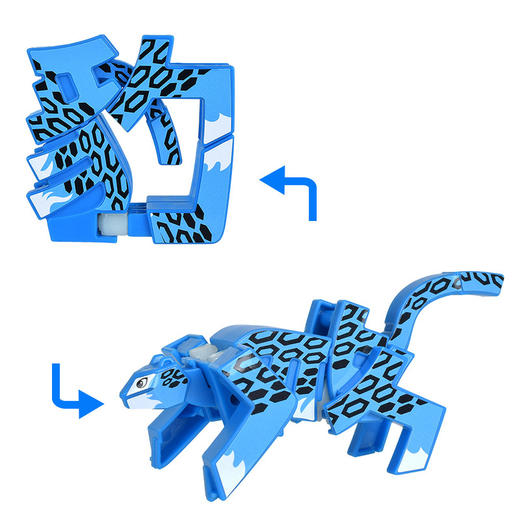 万代Bandai Q变萌字-奇妙森林套装（虎，豹，熊，蛇，羊）BANC71019 商品图2