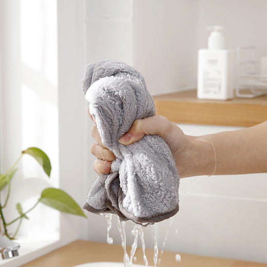 FaSoLa 加厚擦手巾 挂式懒人抹布吸水毛巾卫生间家务清洁搽手巾 商品图2