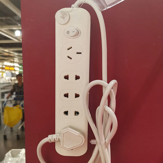 【积分商品】宜家科普拉五路插座1.5米 商品图6