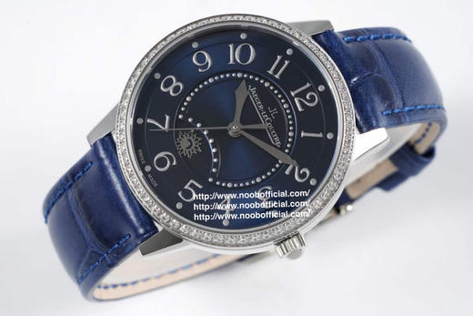 ZF精品 积家 约会系列 搭配进口意大利牛皮表带 烧钢兰指针 搭载进口9015机改原装cal.898A自动上链机芯（不加夹板），具昼夜显示功能 表径：34mm 厚度：10mm 商品图8