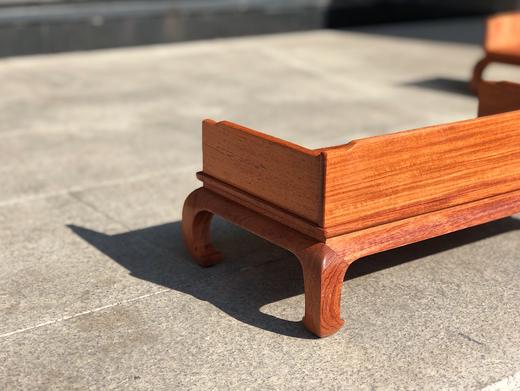 红桥红  家具严选  缅甸花梨（大果紫檀）  【可拆装 迷你版罗汉床】 商品图5